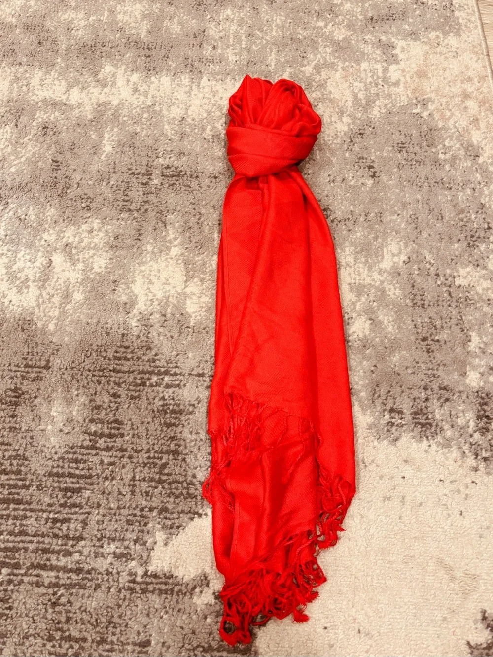 pashmina soft red